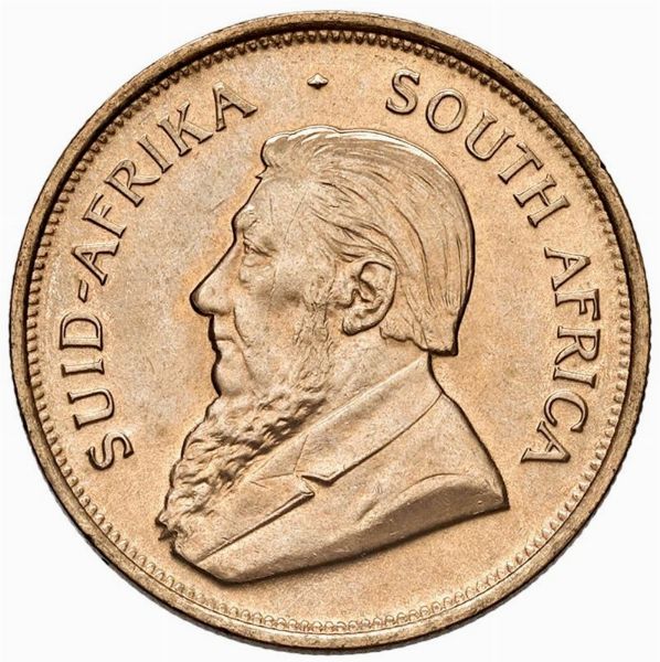 SUDAFRICA. KRUGERRAND 1975  - Asta Medaglie napoleoniche, monete toscane di grande modulo. Aurea: monete e medaglie d'oro - Associazione Nazionale - Case d'Asta italiane