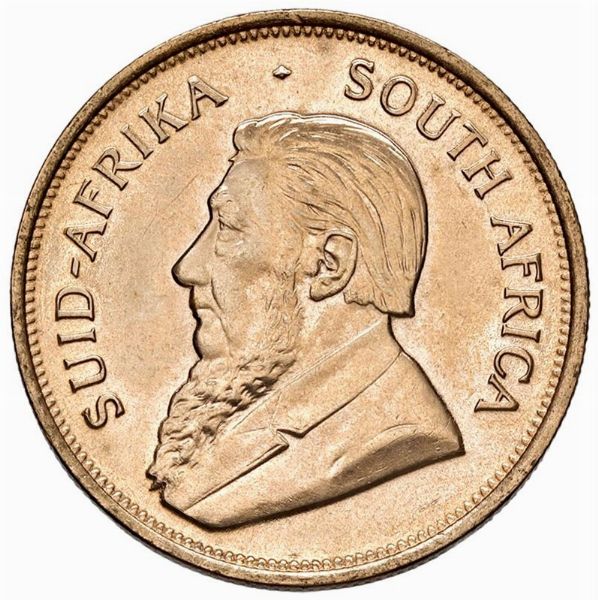 SUDAFRICA. KRUGERRAND 1975  - Asta Medaglie napoleoniche, monete toscane di grande modulo. Aurea: monete e medaglie d'oro - Associazione Nazionale - Case d'Asta italiane
