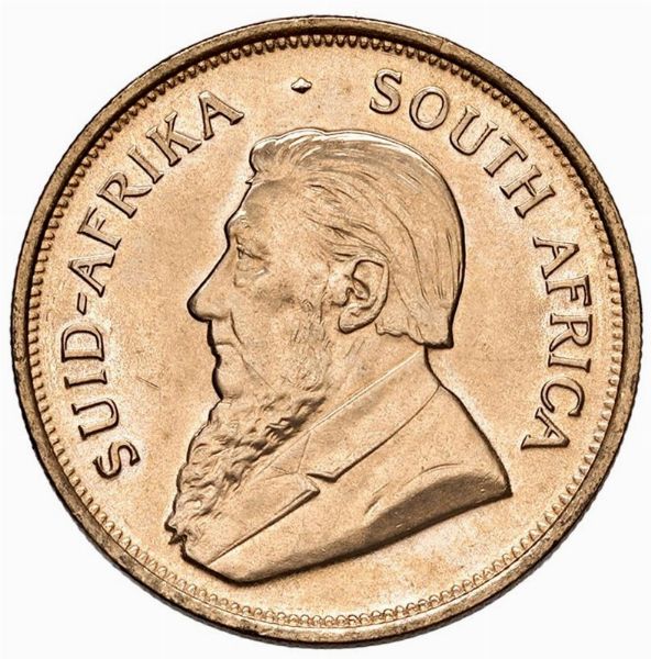 SUDAFRICA. KRUGERRAND 1975  - Asta Medaglie napoleoniche, monete toscane di grande modulo. Aurea: monete e medaglie d'oro - Associazione Nazionale - Case d'Asta italiane