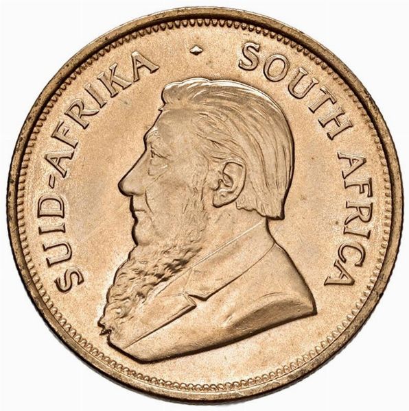 SUDAFRICA. KRUGERRAND 1975  - Asta Medaglie napoleoniche, monete toscane di grande modulo. Aurea: monete e medaglie d'oro - Associazione Nazionale - Case d'Asta italiane