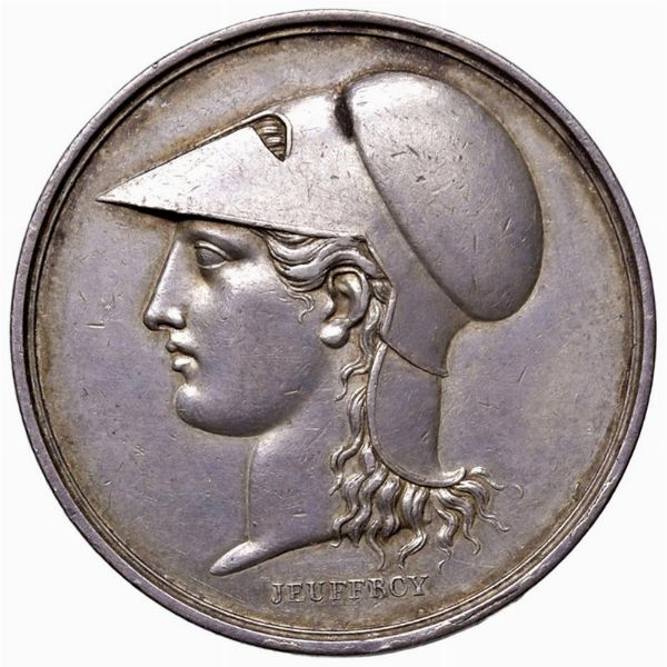 MEDAGLIA NAPOLEONICA IN ARGENTO PER I CORPS LEGISLATIF 1811 OP. JEUFFROY  - Asta Medaglie napoleoniche, monete toscane di grande modulo. Aurea: monete e medaglie d'oro - Associazione Nazionale - Case d'Asta italiane