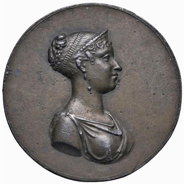 PARMA. MEDAGLIA A RICORDO DELL&rsquo;INVESTITURA DI MARIA LUIGIA D&rsquo;AUSTRIA A DUCHESSA DI PARMA, PIACENZA E GUASTALLA 1815 OPUS DONALDI F.  - Asta Medaglie napoleoniche, monete toscane di grande modulo. Aurea: monete e medaglie d'oro - Associazione Nazionale - Case d'Asta italiane