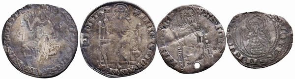 FIRENZE. REPUBBLICA (SEC.XIII-1532) QUATTRO RARI GROSSI GUELFI  - Asta Medaglie napoleoniche, monete toscane di grande modulo. Aurea: monete e medaglie d'oro - Associazione Nazionale - Case d'Asta italiane