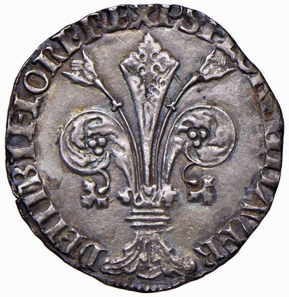 FIRENZE. REPUBBLICA (SEC.XIII-1532) GROSSO GUELFO (II SEMESTRE 1423)  - Asta Medaglie napoleoniche, monete toscane di grande modulo. Aurea: monete e medaglie d'oro - Associazione Nazionale - Case d'Asta italiane