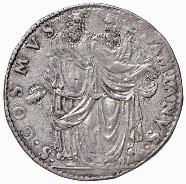 FIRENZE. ALESSANDRO DE&rsquo; MEDICI DUCA DELLA REPUBBLICA FIORENTINA (1532-1537) TESTONE  - Asta Medaglie napoleoniche, monete toscane di grande modulo. Aurea: monete e medaglie d'oro - Associazione Nazionale - Case d'Asta italiane