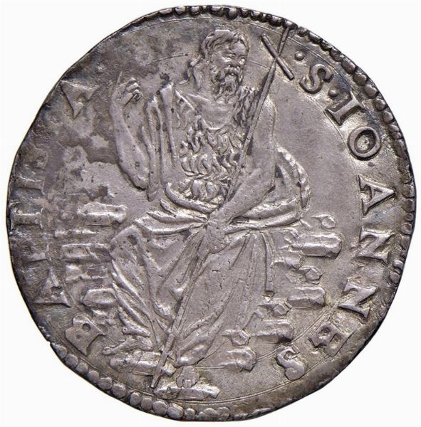 FIRENZE. COSIMO I DE&rsquo; MEDICI (1537-1574) DUCA DI FIRENZE E SIENA (1555-1569) TESTONE 1565  - Asta Medaglie napoleoniche, monete toscane di grande modulo. Aurea: monete e medaglie d'oro - Associazione Nazionale - Case d'Asta italiane