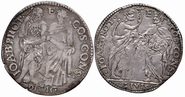 FIRENZE. COSIMO I DE&rsquo; MEDICI (1537-1574) DUE GIULII  - Asta Medaglie napoleoniche, monete toscane di grande modulo. Aurea: monete e medaglie d'oro - Associazione Nazionale - Case d'Asta italiane