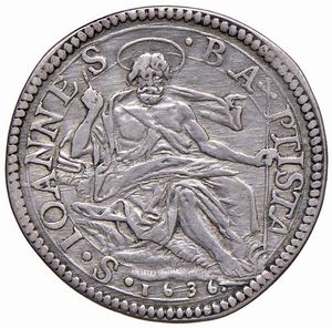 FIRENZE. FERDINANDO II DE&rsquo; MEDICI (1621-1670) TESTONE 1636  - Asta Medaglie napoleoniche, monete toscane di grande modulo. Aurea: monete e medaglie d'oro - Associazione Nazionale - Case d'Asta italiane