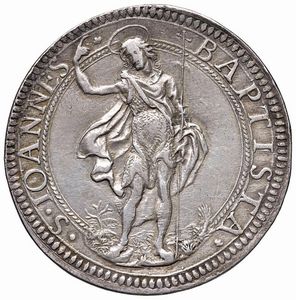FIRENZE. FERDINANDO II DE&rsquo; MEDICI (1621-1670) PIASTRA 1628  - Asta Medaglie napoleoniche, monete toscane di grande modulo. Aurea: monete e medaglie d'oro - Associazione Nazionale - Case d'Asta italiane