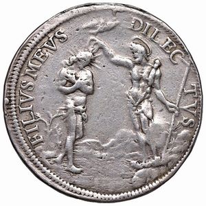 FIRENZE. COSIMO III DE&rsquo; MEDICI (1670-1723) PIASTRA 1694  - Asta Medaglie napoleoniche, monete toscane di grande modulo. Aurea: monete e medaglie d'oro - Associazione Nazionale - Case d'Asta italiane