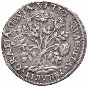 LIVORNO. COSIMO III DE&rsquo; MEDICI (1670-1723) PEZZA DELLA ROSA 1684  - Asta Medaglie napoleoniche, monete toscane di grande modulo. Aurea: monete e medaglie d'oro - Associazione Nazionale - Case d'Asta italiane