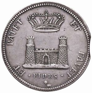 LIVORNO. COSIMO III DE&rsquo; MEDICI (1670-1723) TOLLERO 1720  - Asta Medaglie napoleoniche, monete toscane di grande modulo. Aurea: monete e medaglie d'oro - Associazione Nazionale - Case d'Asta italiane