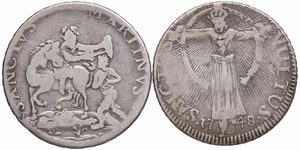 LUCCA. DUE RARE MONETE CON DATA  - Asta Medaglie napoleoniche, monete toscane di grande modulo. Aurea: monete e medaglie d'oro - Associazione Nazionale - Case d'Asta italiane