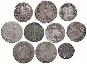 LUCCA. DIECI GROSSI REPUBBLICANI (SECC. XIII-XVIII)  - Asta Medaglie napoleoniche, monete toscane di grande modulo. Aurea: monete e medaglie d'oro - Associazione Nazionale - Case d'Asta italiane