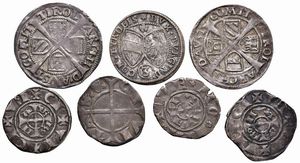 TRENTUNO MONETE DI AREA VENETA DEI SECC. XIII-XVIII (GROSSI E DENARI)  - Asta Medaglie napoleoniche, monete toscane di grande modulo. Aurea: monete e medaglie d'oro - Associazione Nazionale - Case d'Asta italiane