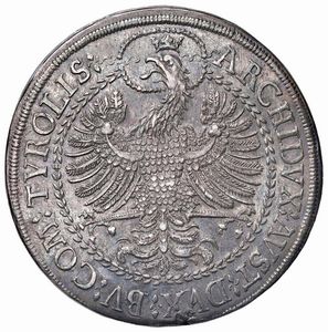 AUSTRIA. SACRO ROMANO IMPERO. LEOPOLDO I (1658-1705) DOPPIO TALLERO HALL  - Asta Medaglie napoleoniche, monete toscane di grande modulo. Aurea: monete e medaglie d'oro - Associazione Nazionale - Case d'Asta italiane