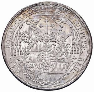 AUSTRIA. SACRO ROMANO IMPERO. CARLO VI (1711-1740) TALLERO 1738 HALL  - Asta Medaglie napoleoniche, monete toscane di grande modulo. Aurea: monete e medaglie d'oro - Associazione Nazionale - Case d'Asta italiane