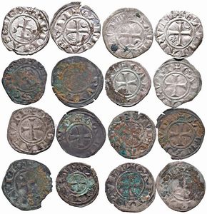 FRANCIA. SEDICI DENARI ANONIMI ARCIVESCOVILI DI LYON (SECC. XIII-IV)  - Asta Medaglie napoleoniche, monete toscane di grande modulo. Aurea: monete e medaglie d'oro - Associazione Nazionale - Case d'Asta italiane