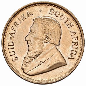 SUDAFRICA. KRUGERRAND 1975  - Asta Medaglie napoleoniche, monete toscane di grande modulo. Aurea: monete e medaglie d'oro - Associazione Nazionale - Case d'Asta italiane