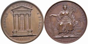 DUE MEDAGLIE NAPOLEONICHE IN BRONZO  - Asta Medaglie napoleoniche, monete toscane di grande modulo. Aurea: monete e medaglie d'oro - Associazione Nazionale - Case d'Asta italiane