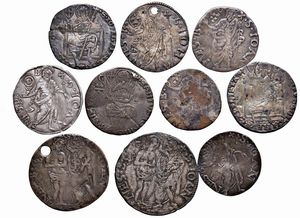 FIRENZE. REPUBBLICA (SEC.XIII-1532) DIECI RARI GROSSI (GUELFI, BARILI)  - Asta Medaglie napoleoniche, monete toscane di grande modulo. Aurea: monete e medaglie d'oro - Associazione Nazionale - Case d'Asta italiane