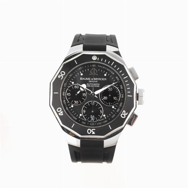 Baume & Mercier : BAUME & MERCIER RIVIERA CRONOGRAFO REF. 65599 N. 47038XX  - Asta Orologi e penne - Associazione Nazionale - Case d'Asta italiane