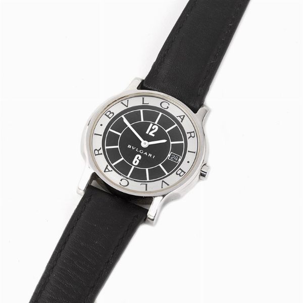 BULGARI SOLOTEMPO REF. ST 35 S  - Asta Orologi e penne - Associazione Nazionale - Case d'Asta italiane