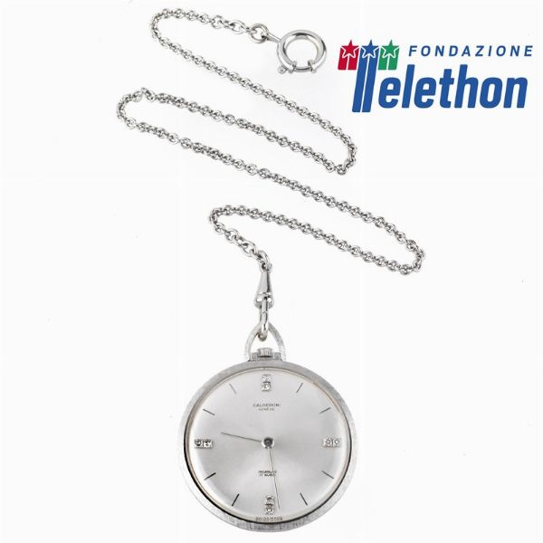 CALDERONI OROLOGIO DA TASCA N. 4230XX CON CATENA  - Asta Orologi e penne - Associazione Nazionale - Case d'Asta italiane