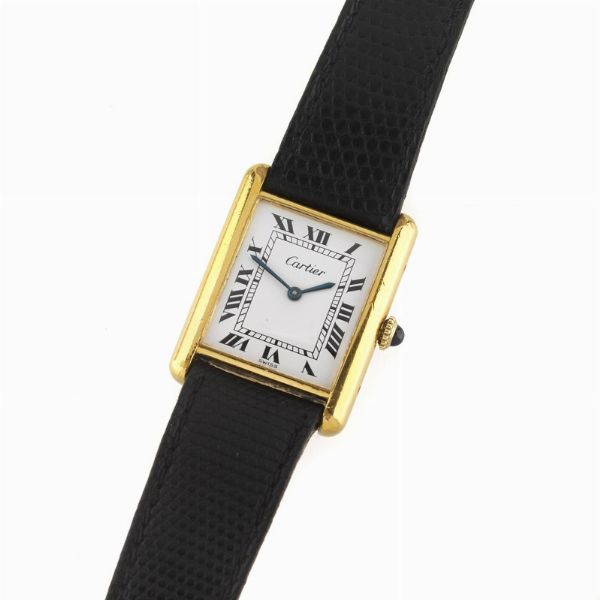 CARTIER TANK N. 4 022XX  - Asta Orologi e penne - Associazione Nazionale - Case d'Asta italiane