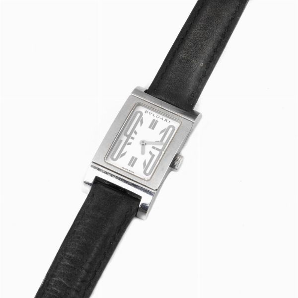 BULGARI RETTANGOLO REF. RT 39 S  - Asta Orologi e penne - Associazione Nazionale - Case d'Asta italiane