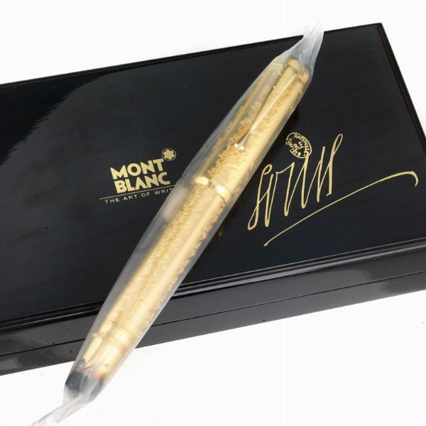 MONTBLANC : MONTBLANC "LOUIS XIV" SERIE PATRON OF ART PENNA STILOGRAFICA EDIZIONE LIMITATA N. 2311/4810, ANNO 1994  - Asta Orologi e penne - Associazione Nazionale - Case d'Asta italiane