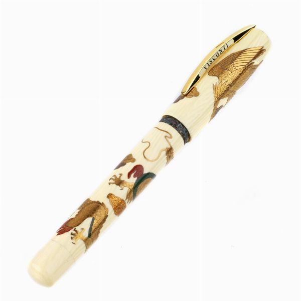 VISCONTI : VISCONTI "CREATURE SOPRANNATURALI" - DRAGON E PHOENIX - EDIZIONE LIMITATA MAKI-E PENNA STILOGRAFICA N. 089/188  - Asta Orologi e penne - Associazione Nazionale - Case d'Asta italiane