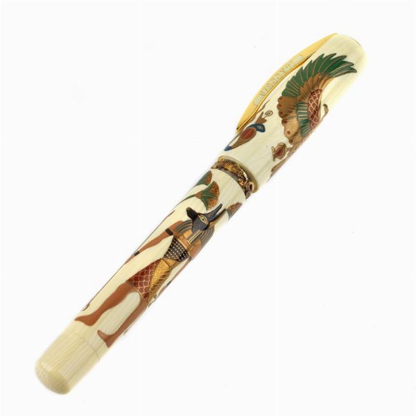 VISCONTI : VISCONTI "CREATURE SOPRANNATURALI" - ANUBI - EDIZIONE LIMITATA MAKI-E PENNA STILOGRAFICA N. 089/188  - Asta Orologi e penne - Associazione Nazionale - Case d'Asta italiane