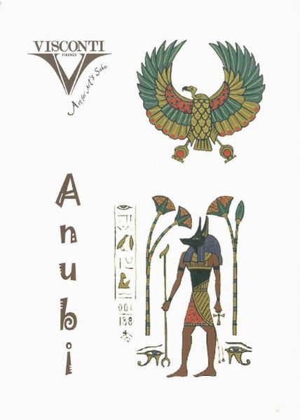 VISCONTI : VISCONTI "CREATURE SOPRANNATURALI" - ANUBI - EDIZIONE LIMITATA MAKI-E PENNA STILOGRAFICA N. 089/188  - Asta Orologi e penne - Associazione Nazionale - Case d'Asta italiane