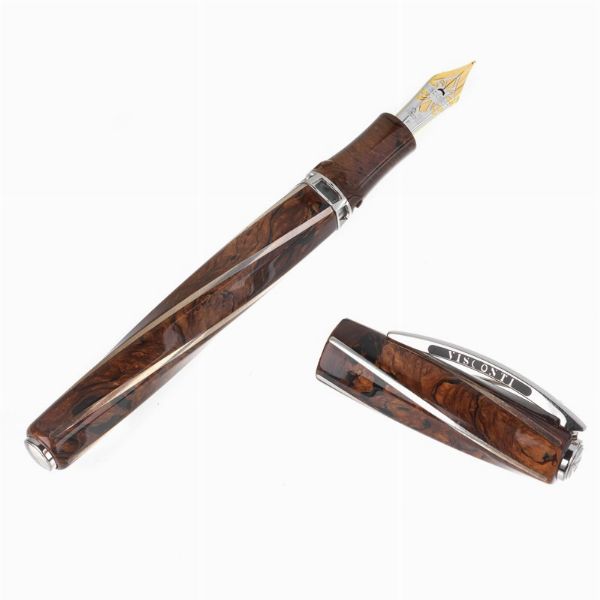 VISCONTI : VISCONTI "DIVINA PROPORZIONE" EDIZIONE LIMITATA PENNA STILOGRAFICA N. 0979/1618 ANNO 2006  - Asta Orologi e penne - Associazione Nazionale - Case d'Asta italiane