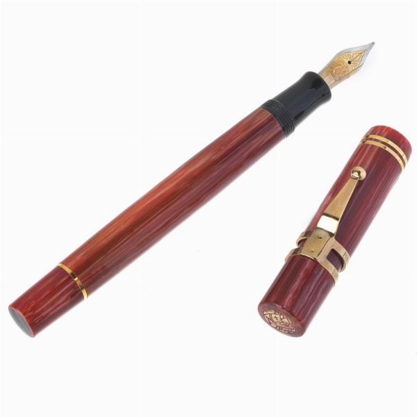 VISCONTI : VISCONTI CARAVEL SANTA MARIA PENNA STILOGRAFICA EDIZIONE LIMITATA SERIE CARAVELLE N. 240/500  - Asta Orologi e penne - Associazione Nazionale - Case d'Asta italiane