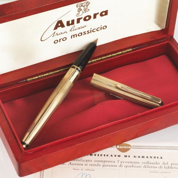 AURORA GRAN LUSSO PENNA STILOGRAFICA  - Asta Orologi e penne - Associazione Nazionale - Case d'Asta italiane