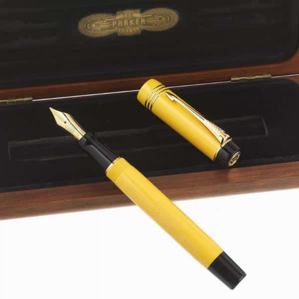 PARKER DUOFOLD PENNA STILOGRAFICA N. 1012/10000  - Asta Orologi e penne - Associazione Nazionale - Case d'Asta italiane