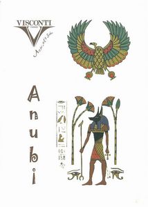 VISCONTI : VISCONTI "CREATURE SOPRANNATURALI" - ANUBI - EDIZIONE LIMITATA MAKI-E PENNA STILOGRAFICA N. 089/188  - Asta Orologi e penne - Associazione Nazionale - Case d'Asta italiane