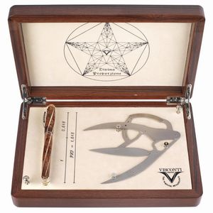 VISCONTI : VISCONTI "DIVINA PROPORZIONE" EDIZIONE LIMITATA PENNA STILOGRAFICA N. 0979/1618 ANNO 2006  - Asta Orologi e penne - Associazione Nazionale - Case d'Asta italiane