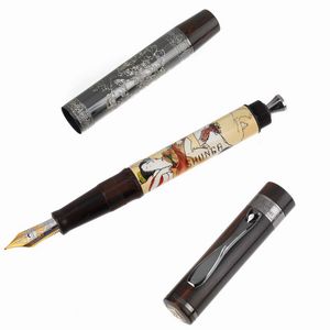 VISCONTI : VISCONTI "SHUNGA" THE EROTIC ART EDIZIONE LIMITATA PENNA STILOGRAFICA N. 0976/1069  - Asta Orologi e penne - Associazione Nazionale - Case d'Asta italiane