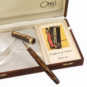 OMAS - OMAS EXTRA BROWN PENNA STILOGRAFICA ANNO 1992