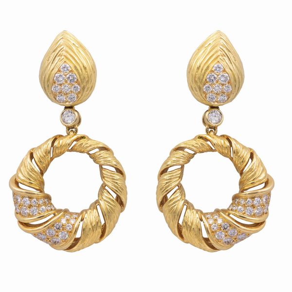 M. Gerard orecchini pendenti  - Asta Gioielli Orologi e Fashion Vintage - Associazione Nazionale - Case d'Asta italiane