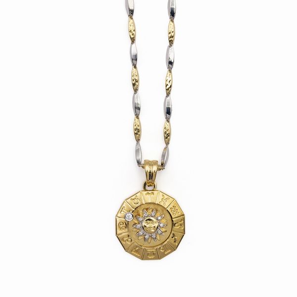 Collana con pendente Zodiaco  - Asta Gioielli Orologi e Fashion Vintage - Associazione Nazionale - Case d'Asta italiane