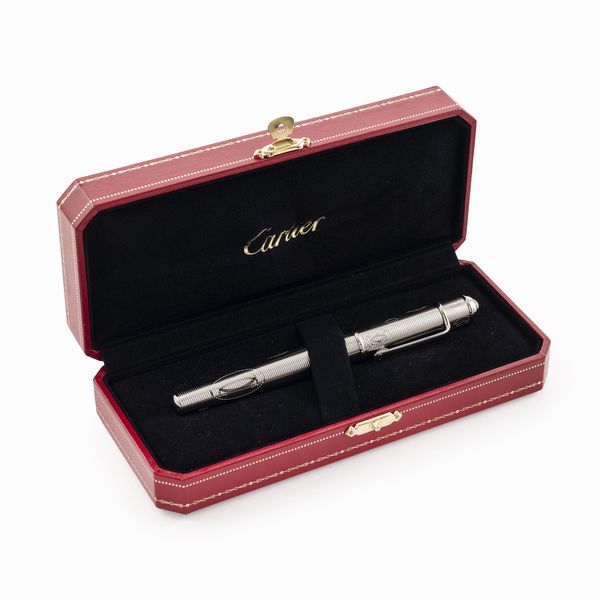 Cartier penna a sfera collezione Diabolo Double C Happy Birthday  - Asta Gioielli Orologi e Fashion Vintage - Associazione Nazionale - Case d'Asta italiane