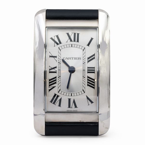 Cartier Tank, orologio sveglia da tavolo  - Asta Gioielli Orologi e Fashion Vintage - Associazione Nazionale - Case d'Asta italiane