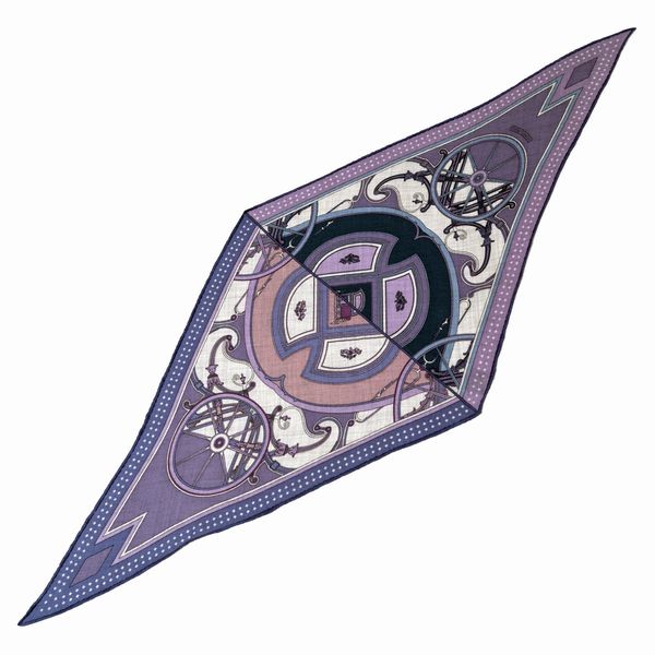 Hermes foulard a rombo vintage  - Asta Gioielli Orologi e Fashion Vintage - Associazione Nazionale - Case d'Asta italiane