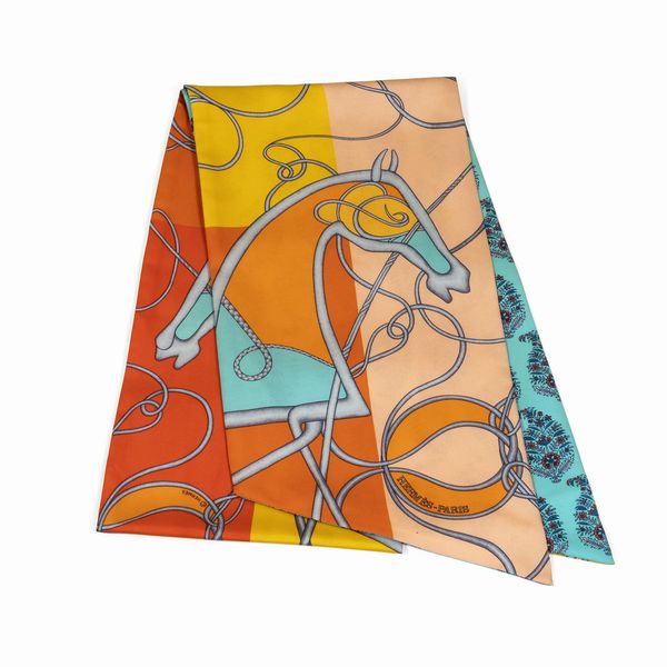 Hermes foulard vintage Maxi Twilly  - Asta Gioielli Orologi e Fashion Vintage - Associazione Nazionale - Case d'Asta italiane