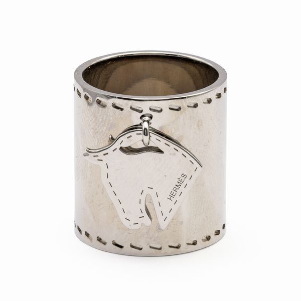 Hermes ferma foulard vintage  - Asta Gioielli Orologi e Fashion Vintage - Associazione Nazionale - Case d'Asta italiane