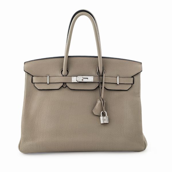 Herm�s Birkin 35 borsa a mano vintage  - Asta Gioielli Orologi e Fashion Vintage - Associazione Nazionale - Case d'Asta italiane